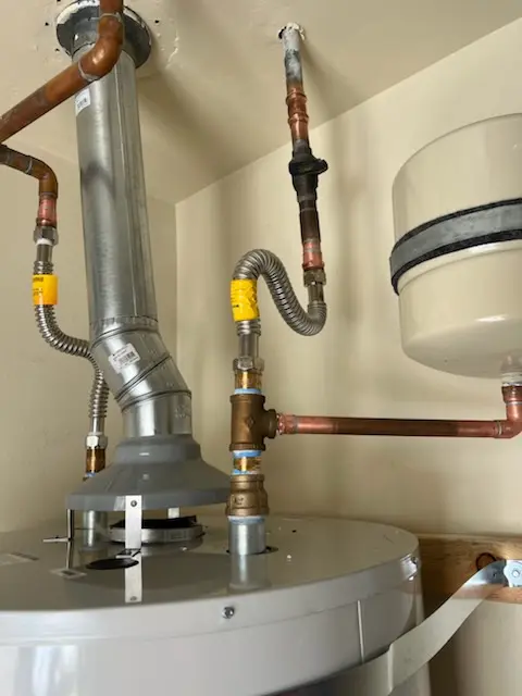 Water heater installation and plumbing repair in West Point