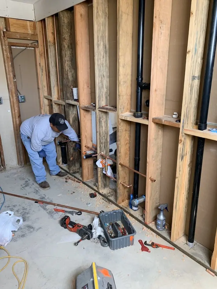 Commercial rough-in plumbing for Gas Line Repair in West Point